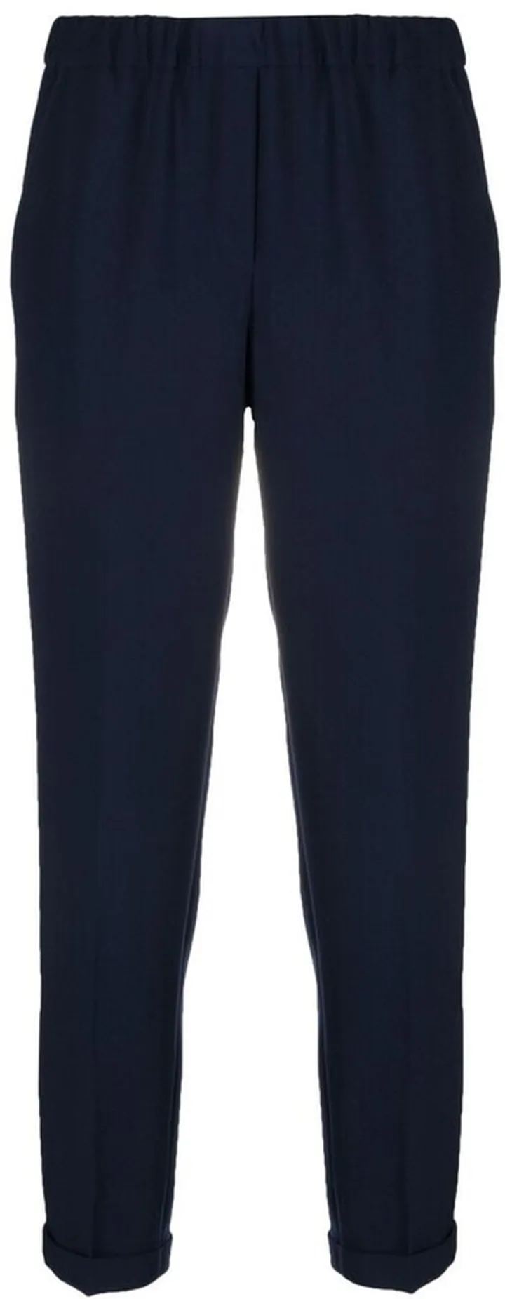 Slim-Fit Cropped Trousers