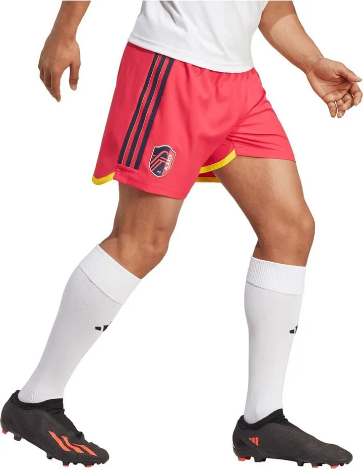 Men's adidas Red St. Louis City Sc 2023 Home Aeroready Authentic Shorts