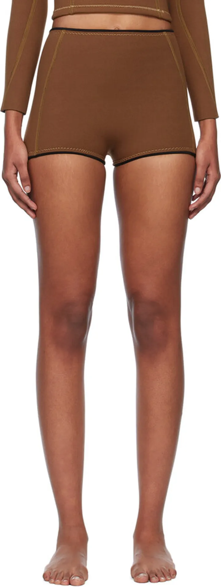 ABYSSE Brown Parry Bikini Bottoms