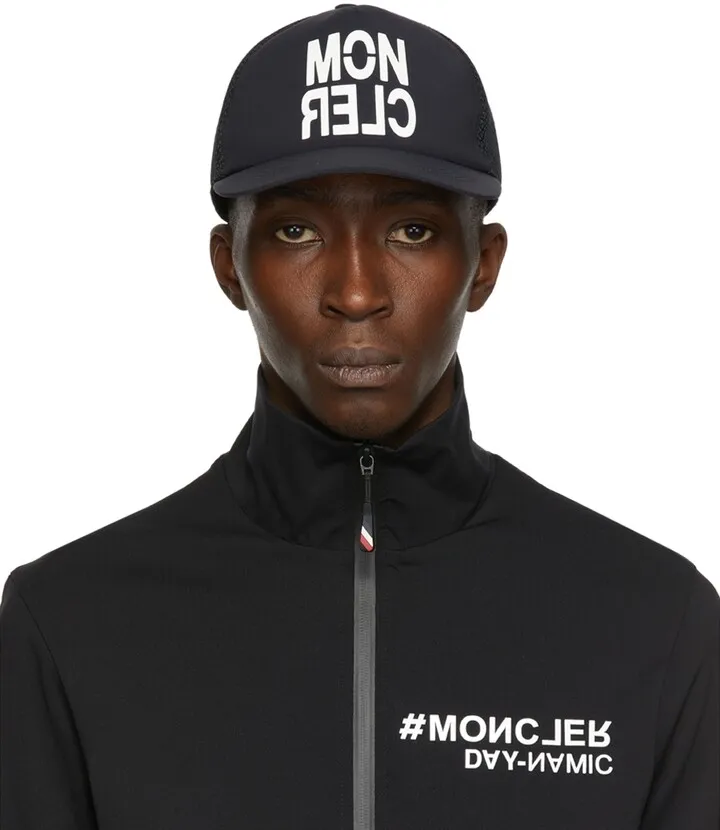 Moncler Grenoble Black Baseball Cap