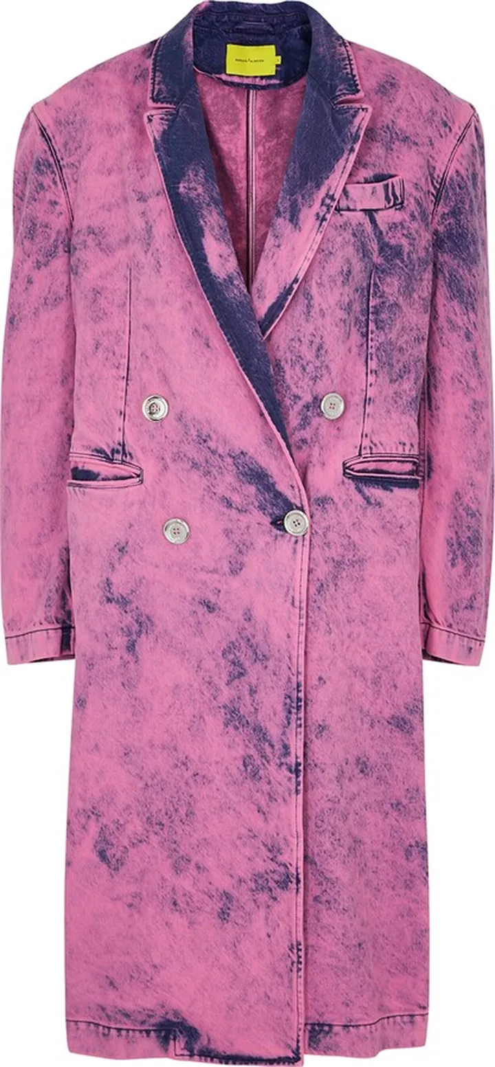 Marques' Almeida Bleached Denim Coat