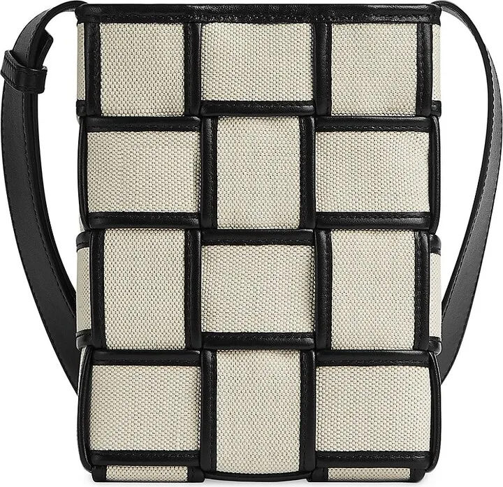 Cassette Canvas & Leather Phone Pouch