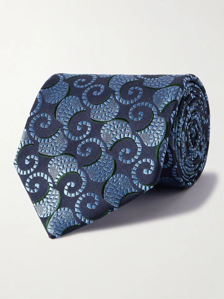 Silk-Jacquard Tie
