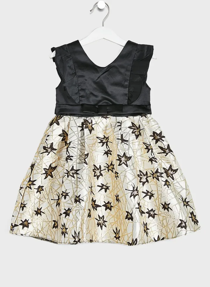 Girls Ruffled Evening Wear Dress