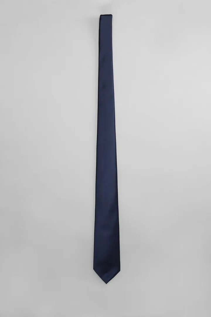 Tie In Blue Silk