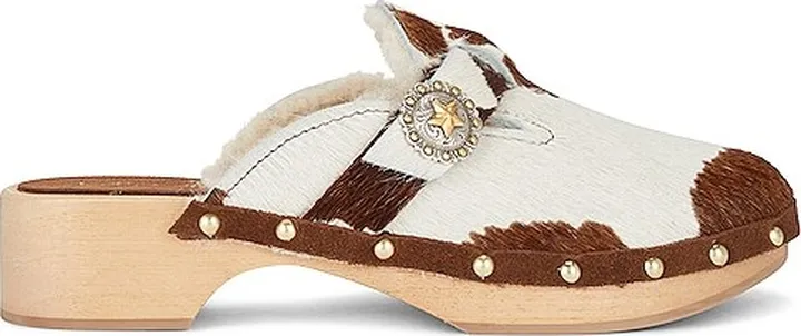 Allegra Pony Shearling Clog