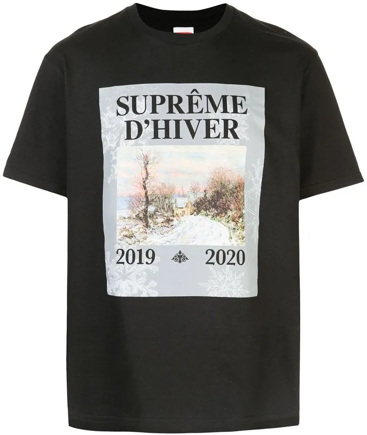 D'Hiver print T-shirt