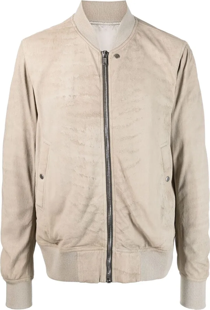 Leather Bomber Jacket