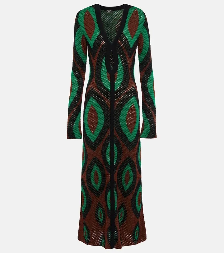Crochet maxi dress