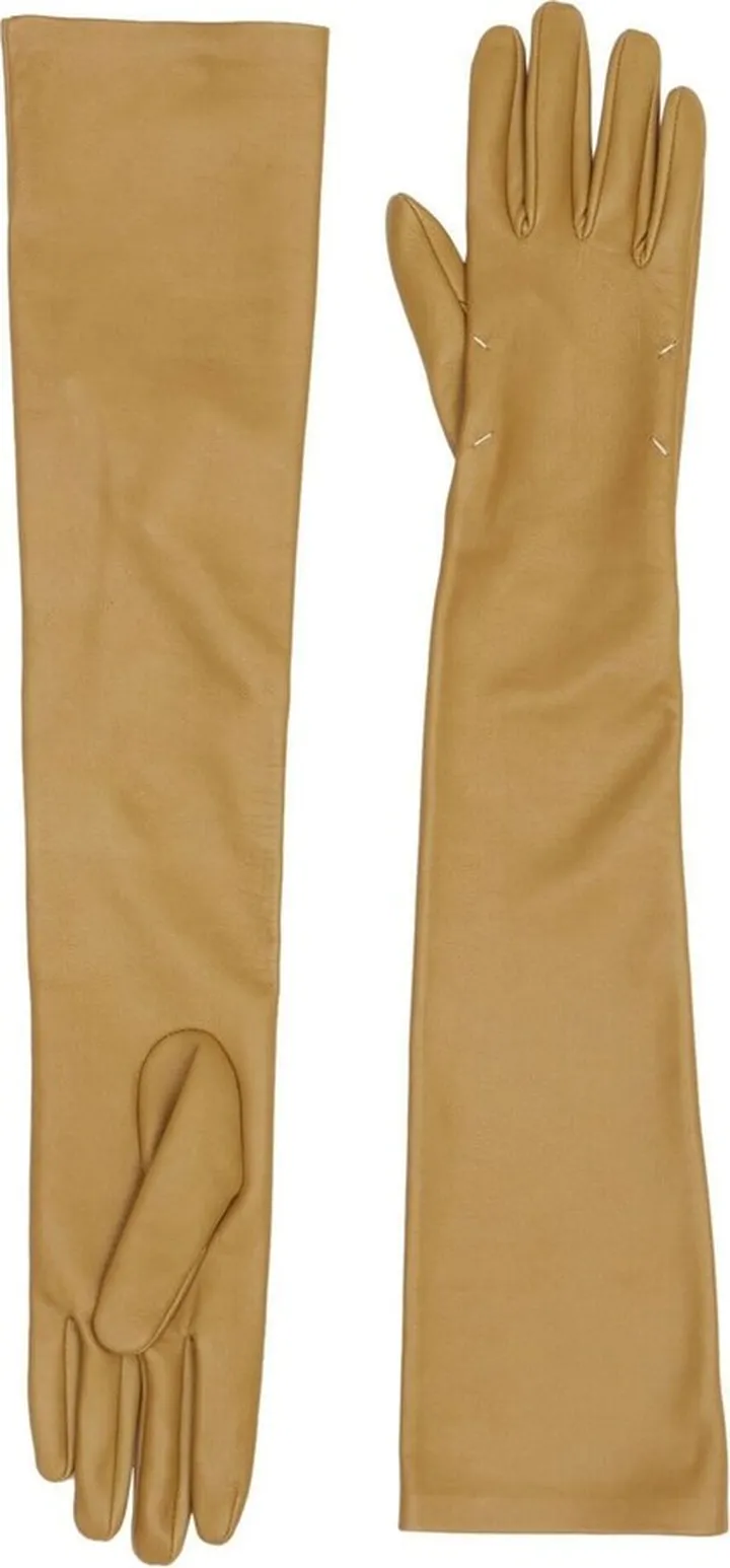 Full-Sleeve Leather Gloves