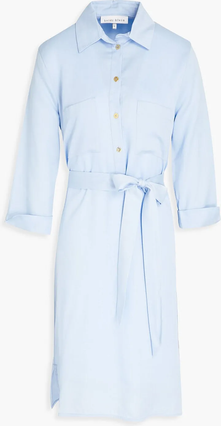 Tencel shirt dress