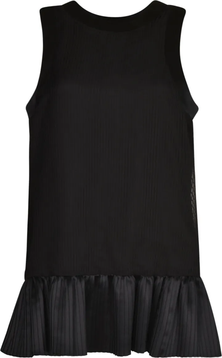 Rear Slit Sleeveless Top