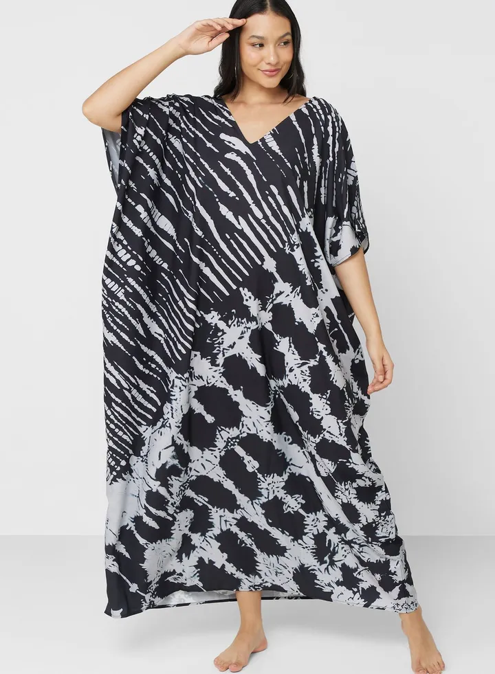 Printed Beach Coverup