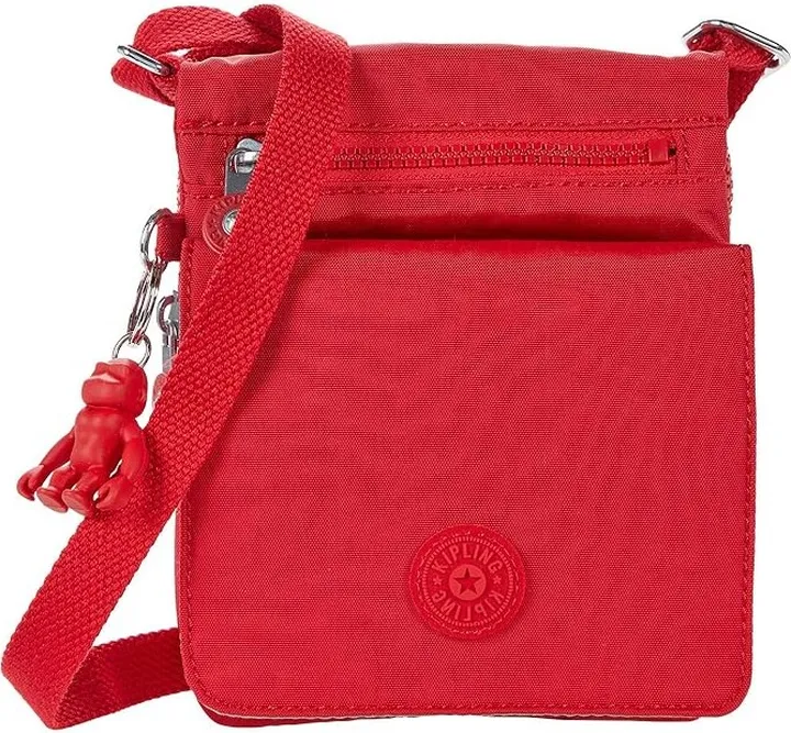 Kipling New Eldorado Crossbody Bag (Red Rouge) Handbags