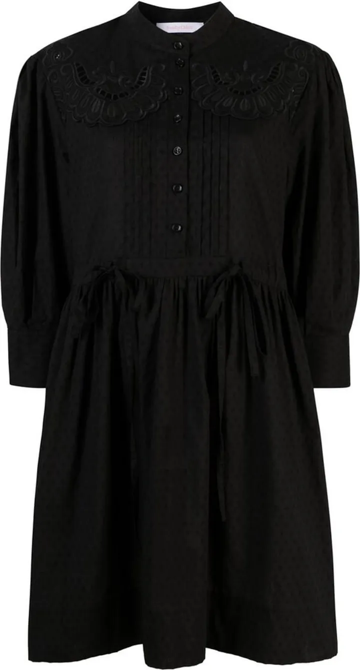 Open-Work Detail Minidress