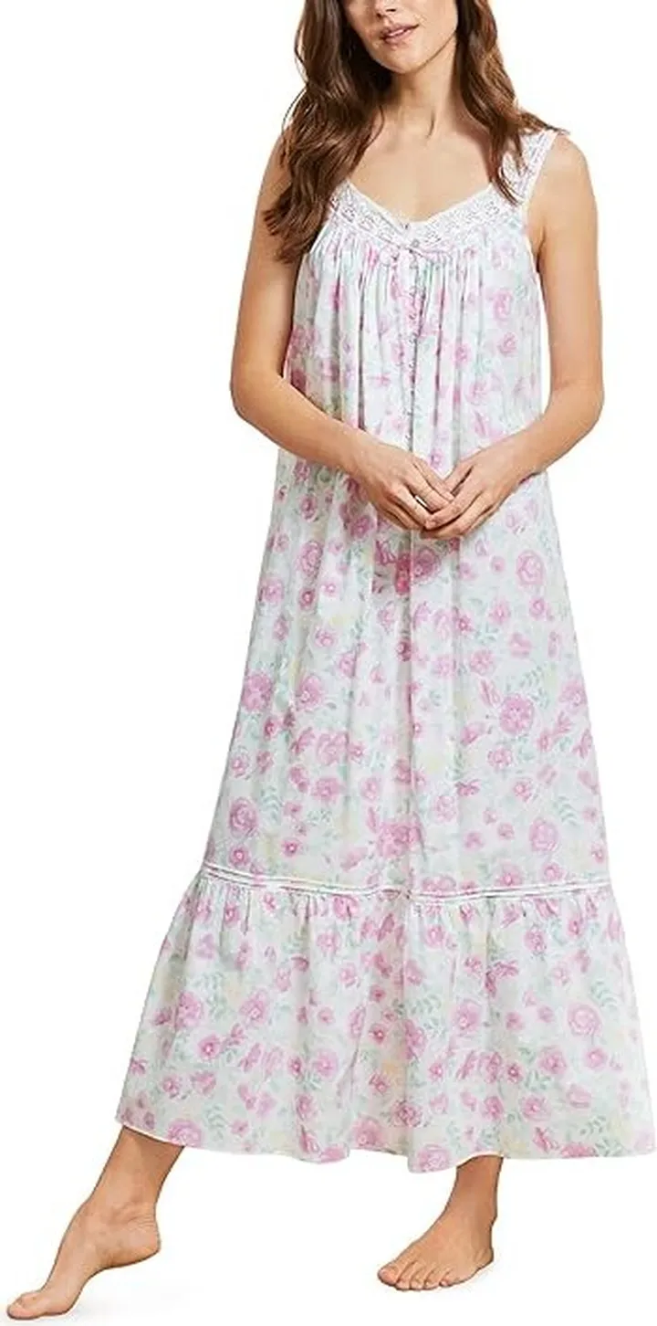Eileen West Sleeveless Ballet Gown (Poppyland) Women's Pajama