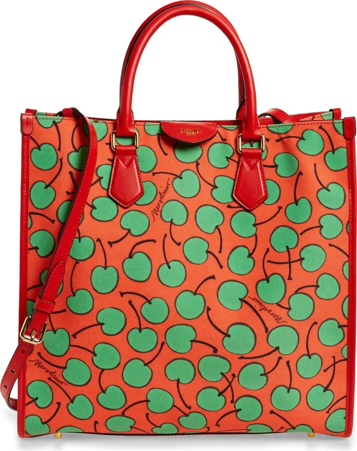 Cherry Print Tote