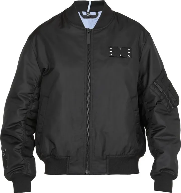 McQ Alexander McQueen Logo Patch Bomber Jacket