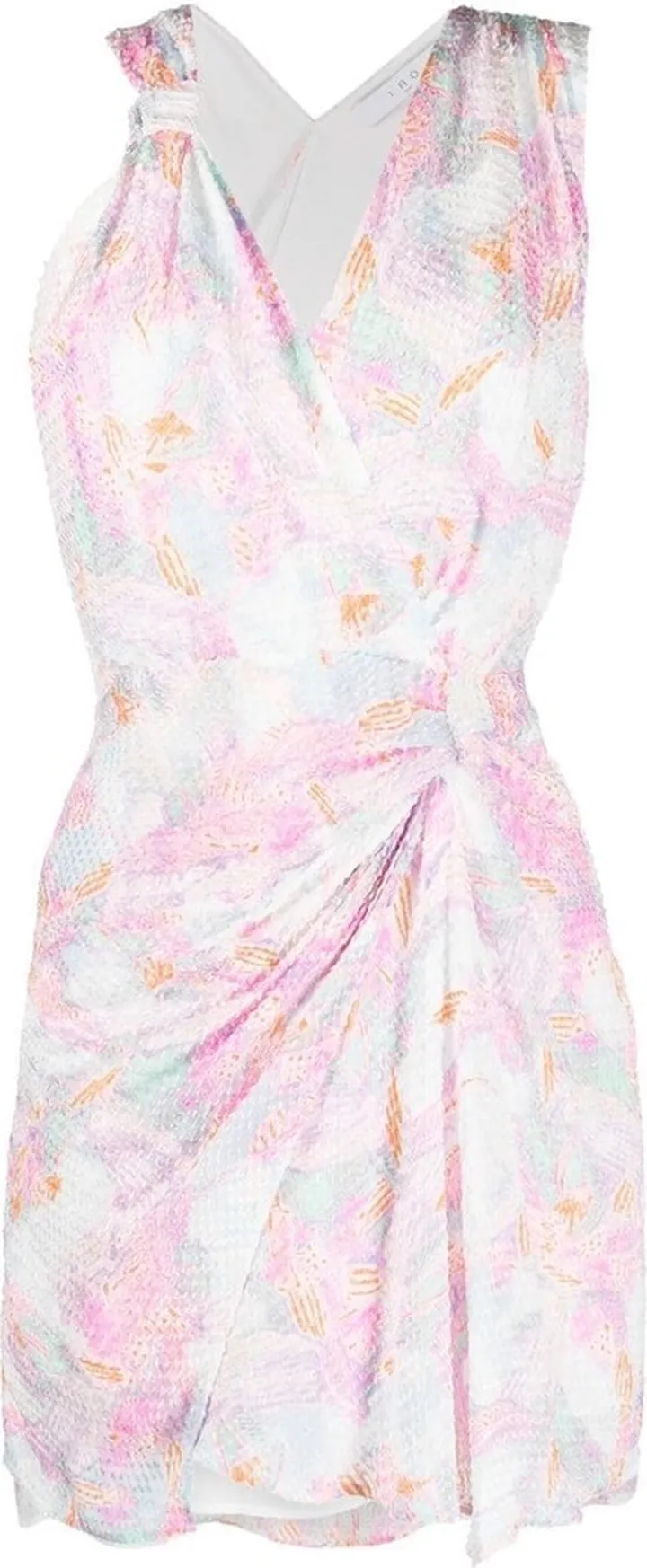 Graphic-Print Minidress