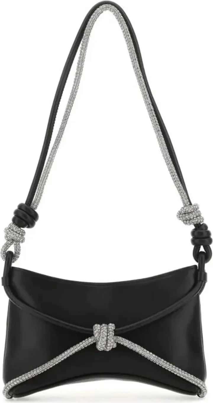 Woven Handle Shoulder Bag