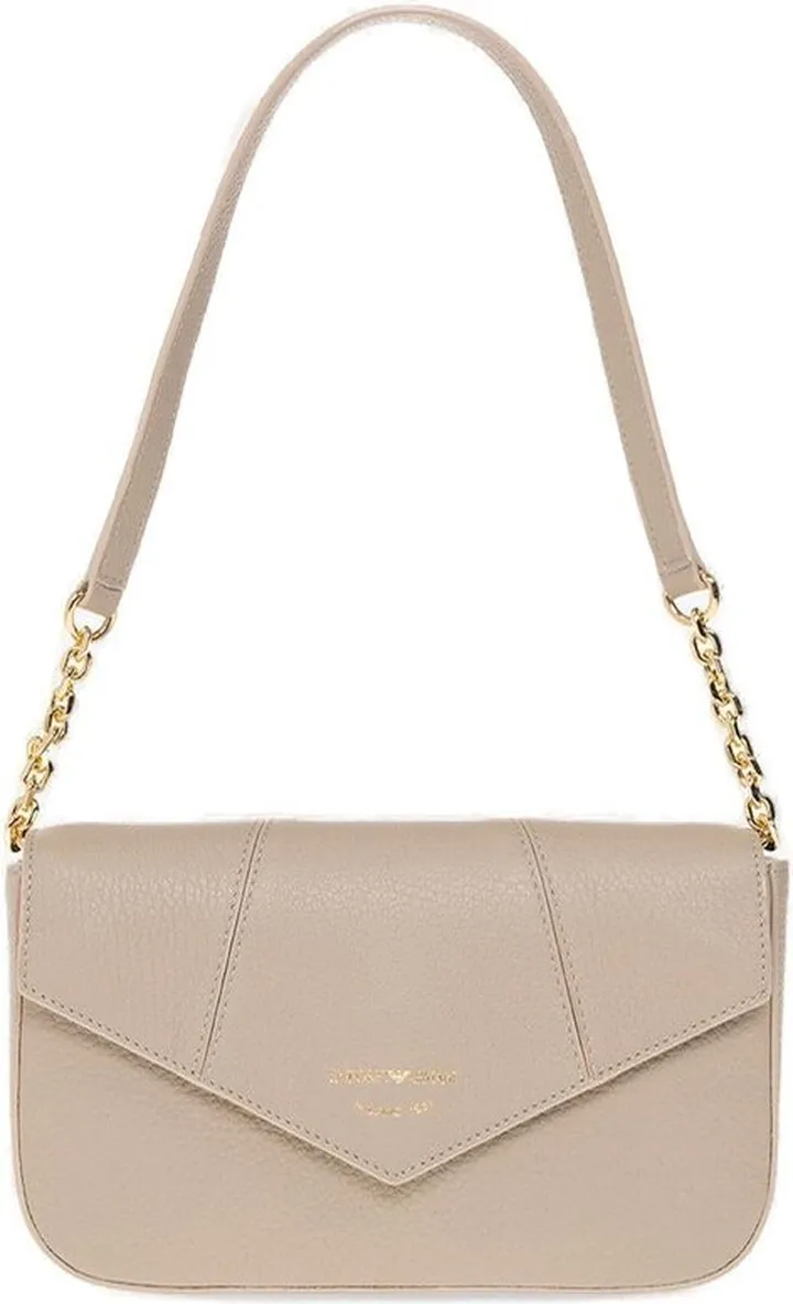 Emporio Armani Logo-Lettering Envelope Shoulder Bag