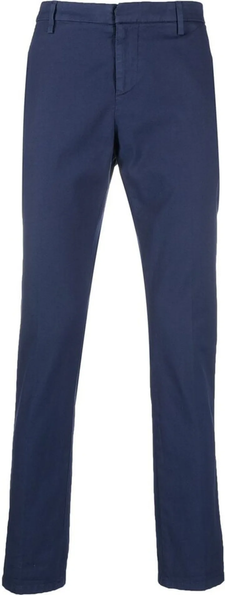Tapered-Leg Cotton Trousers