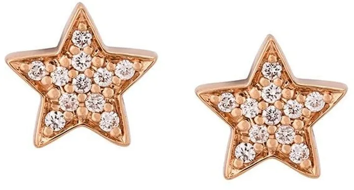 Stasia diamond star earrings