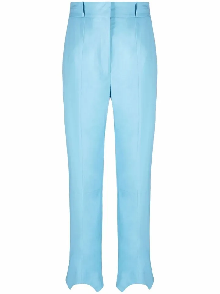 Straight-Leg Tailored Trousers