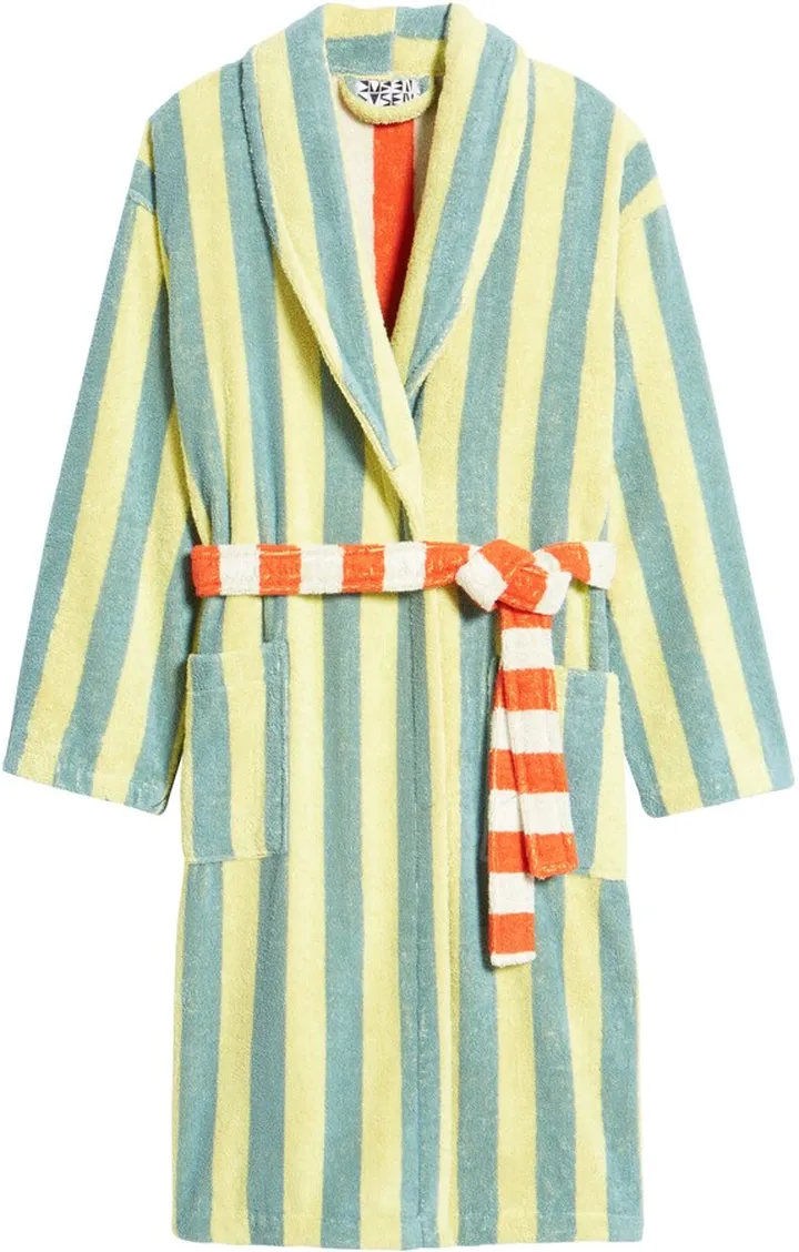 Stripe Cotton Bathrobe