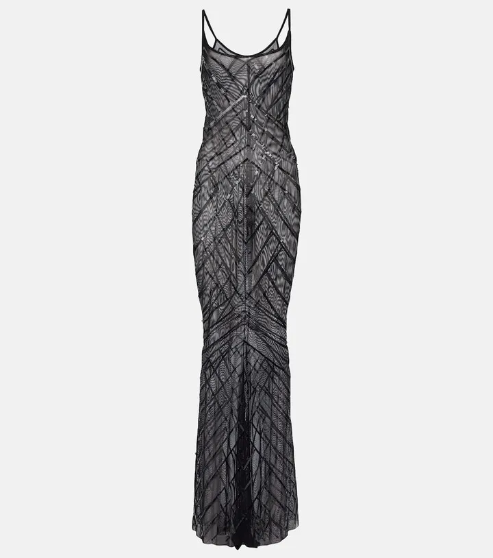 Sequined gown