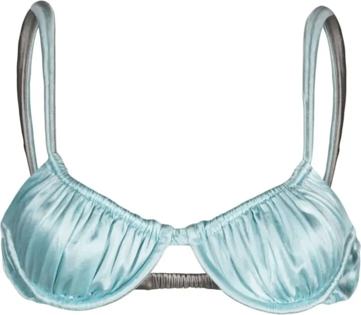 Twisted-Strap Bikini Top