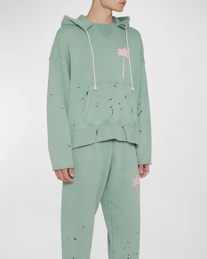Men's PXP Painted Raw-Cut Hoodie