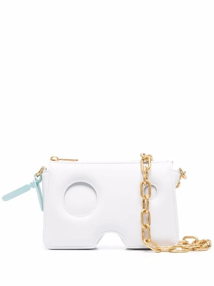 Burrow-20 leather shoulder bag