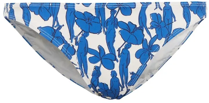 Printed bikini bottoms