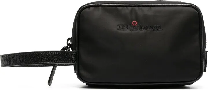 Logo-Embroidered Wash Bag