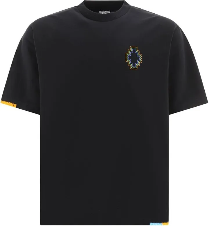 Marcelo Burlon County Of Milan Short-Sleeved Logo-Patch T-Shirt