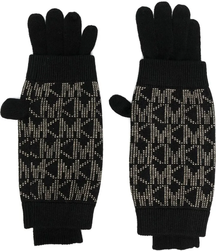 Monogram Embroidered Gloves