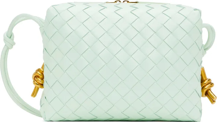 Bottega Veneta Green Small Loop Camera Bag