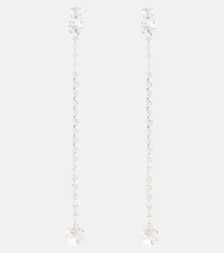Embellished drop earrings