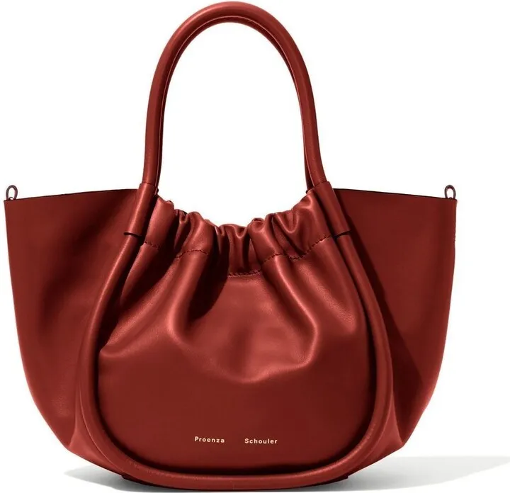 small Ruched crossbody tote bag