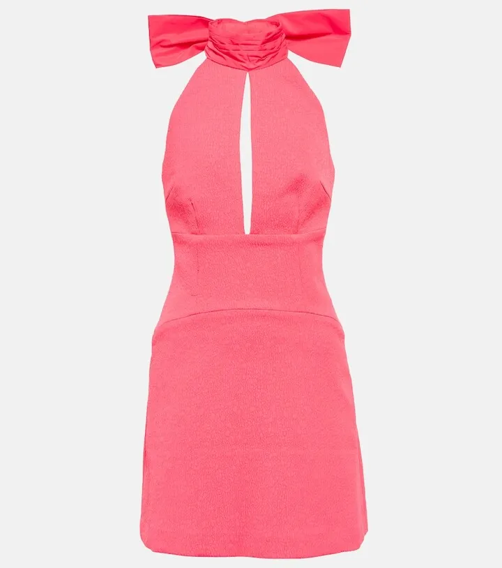 Caitlin crepe minidress