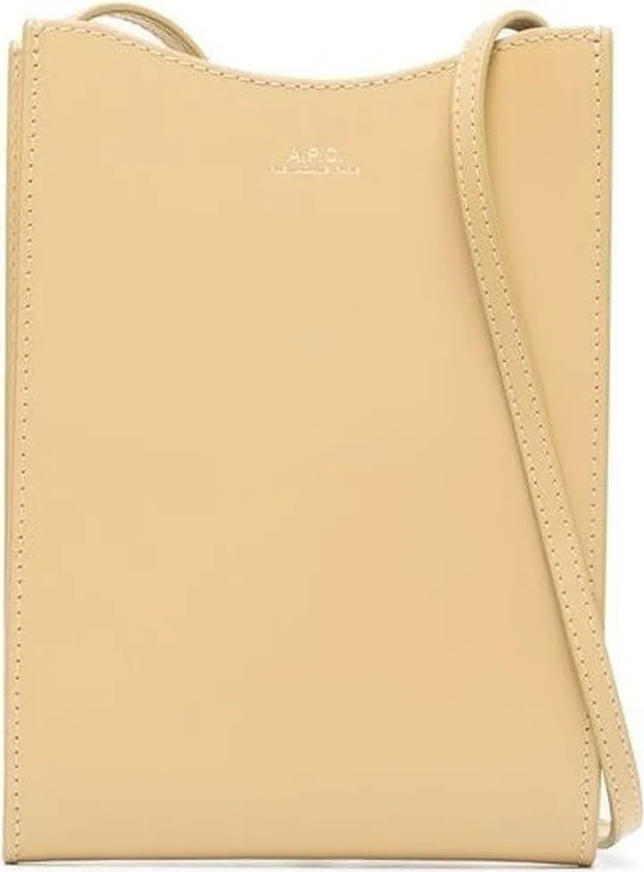 Jamie logo-embossed crossbody bag