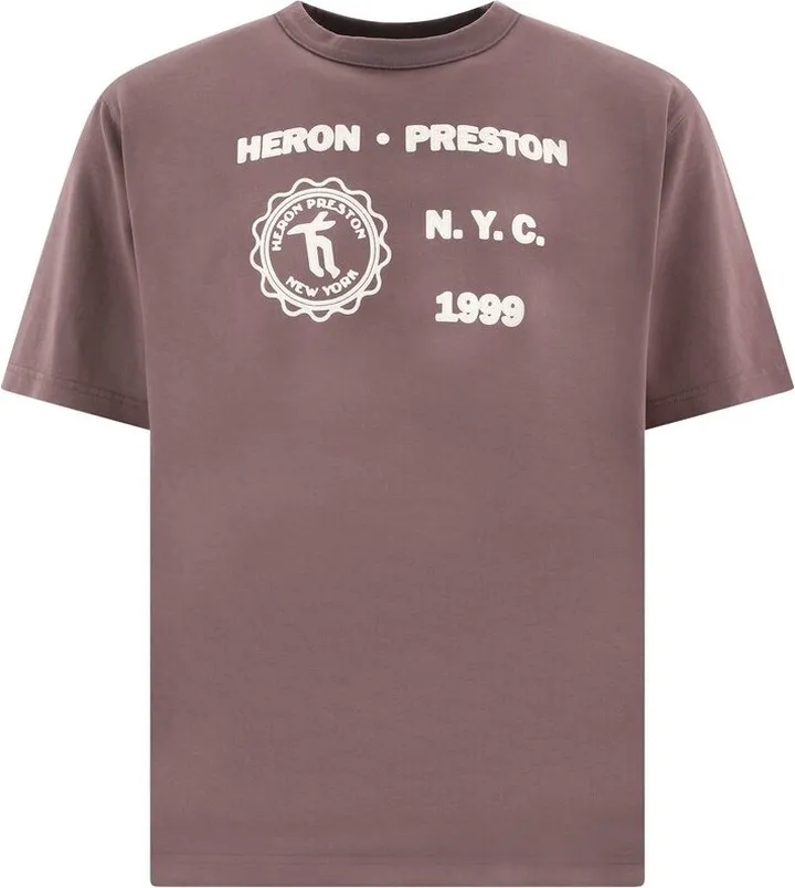 Heron Preston Logo Printed Crewneck T-Shirt