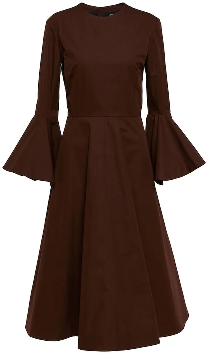 Cotton midi dress
