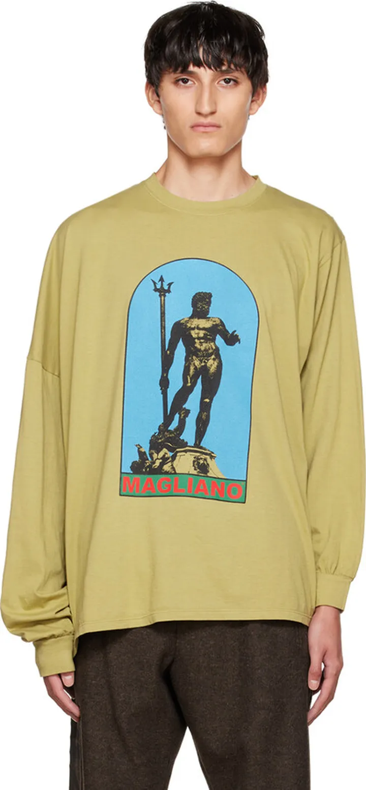 Magliano Khaki Neptune Long Sleeve T-Shirt