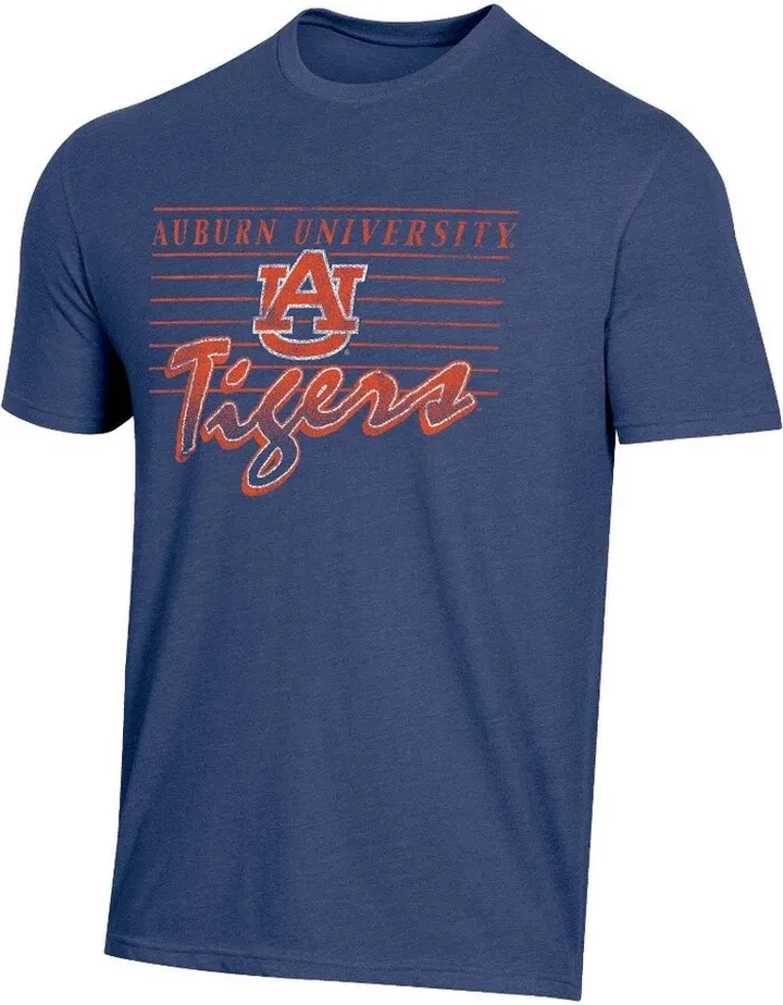 NCAA Auburn Tigers Men's Charcoal Heather Core T-Shirt - XXL