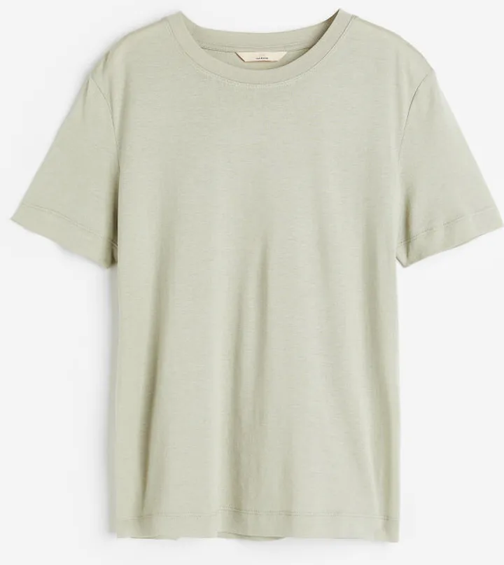 Silk-blend T-shirt