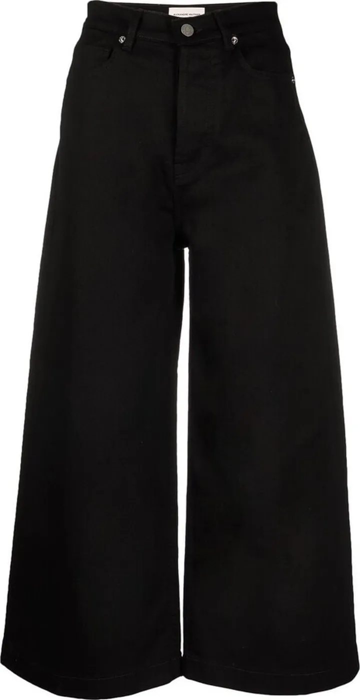 High-Waisted Wide-Leg Jeans