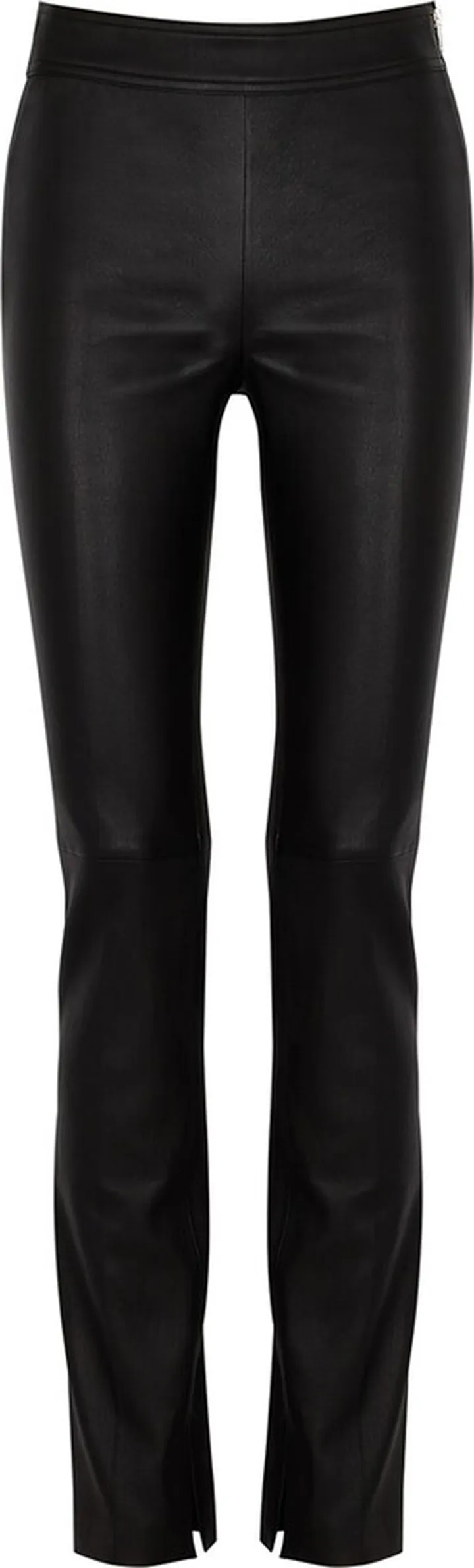 Helmut Lang Black Slim-leg Leather Trousers