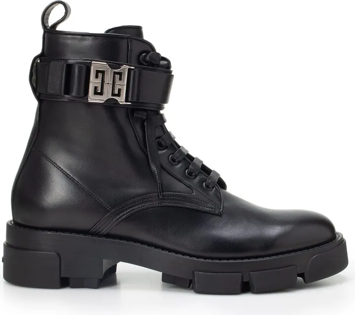 Leather Combat Boots
